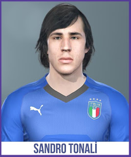 PES 2019 Faces Sandro Tonali by Halil Furkan