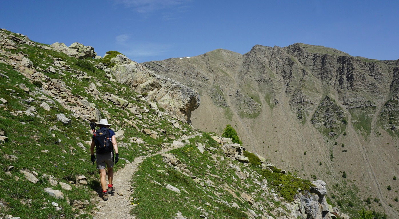 Higher up on Widman path to Mont Guillaume