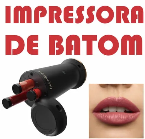 O que é impressora de batom?