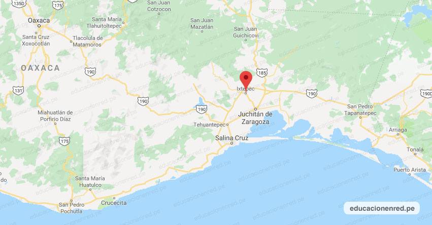 Temblor en México de Magnitud 4.4 (Hoy Martes 28 Enero 2020) Sismo - Epicentro - Ixtepec - Oaxaca - OAX. - SSN - www.ssn.unam.mx