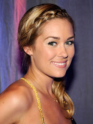 lauren conrad updo back view. lauren conrad side braid