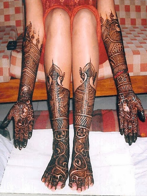  Latest Indian Bridal Mehndi Designs Legs  for Hands 2013 2014 For Girls