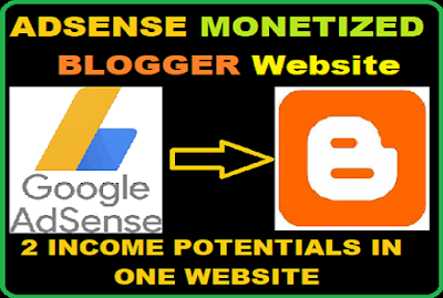 Earn money with a blogger blogspot website