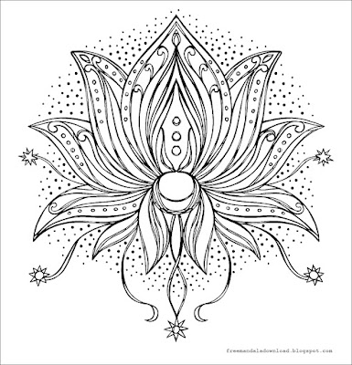 Blumensymbol Mandala