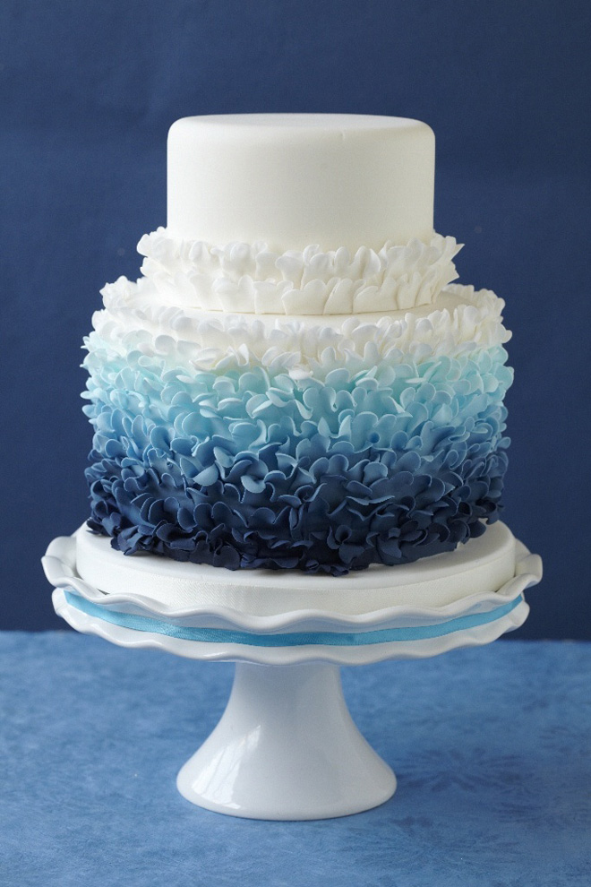 Wedding cakes ombre