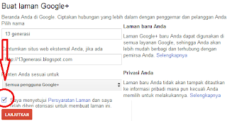 Gambar Laman Fans page google plus