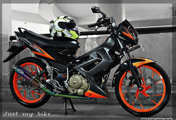 Motorcycle Review s Suzuki Satria  f 150 2008  Black Orange
