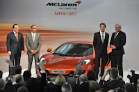 McLaren MP4-12C Press Launch