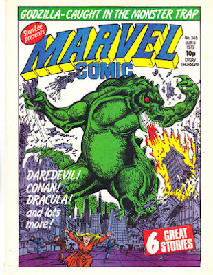 Marvel Comic #345, Godzilla