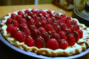 Recipes food, raspberry pie, good food