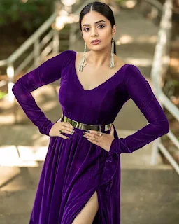 Tv Anchor SreeMukhi Latest glams photoshoot