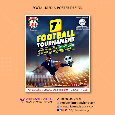 football Social Media Poster design, football poster design service kerala, graphic design service for football match, Hire the best Poster Designers in Thrissur, Social Media Poster Designing Company in Thrissur, football-social-media