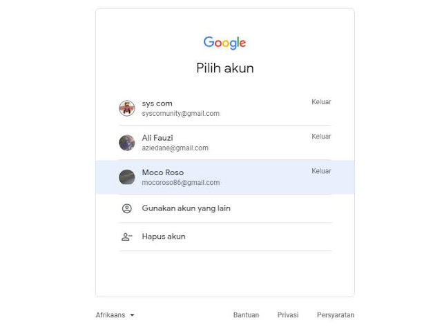 Daftar Akun Google Gratis