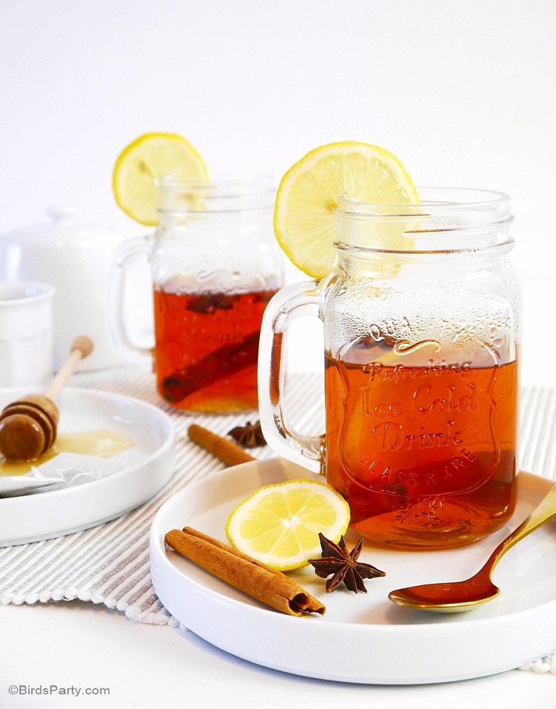 Spiced Earl Grey Hot Toddy Recipe - BirdsParty.com