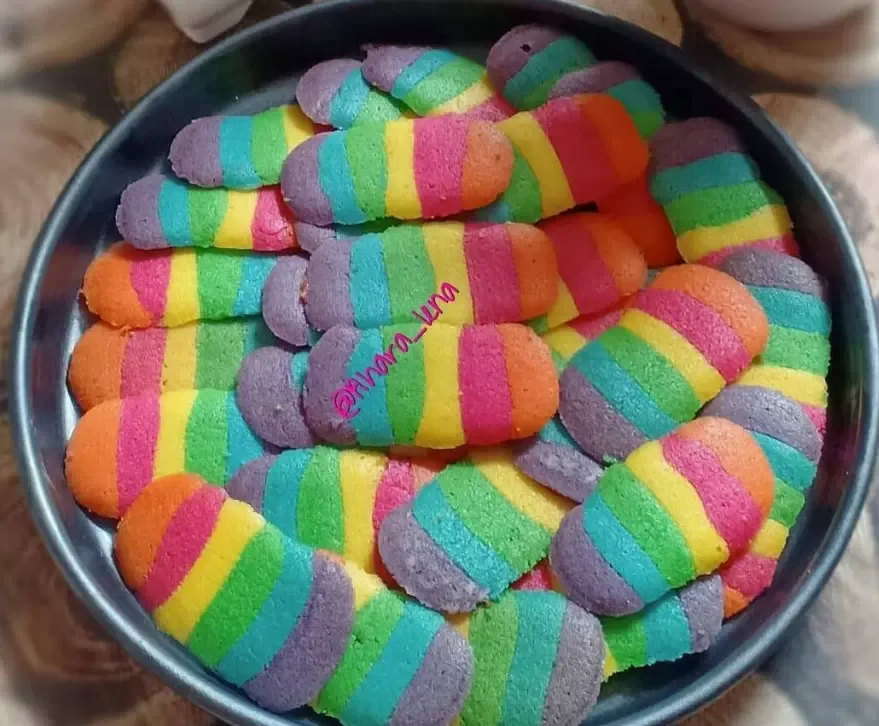 resep lidah kucing pelangi