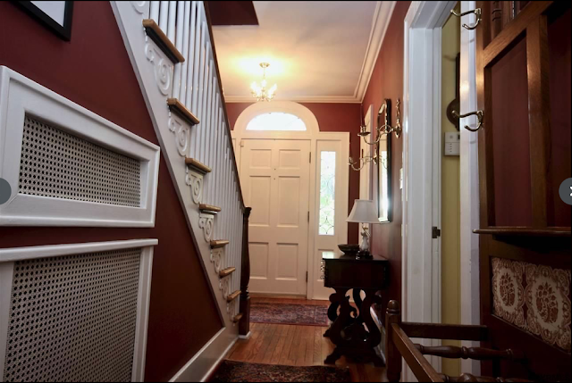 view of front doorway area in hallway Sears New Haven model 30 Hawthorne Ave Delmar NY