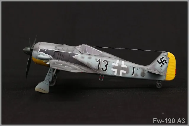 Maquette du Fw 190 A-3 de Tamiya au 1/48.