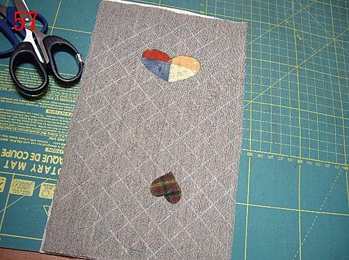 Japanese patchwork quilt bag / zipper pouch sewing purse DIY tutorial.