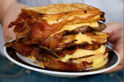 Double Bacon Hamburger
