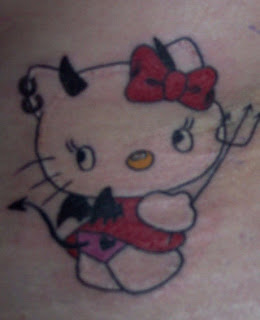 hello kitty, hello kitty tattoos, tattooing