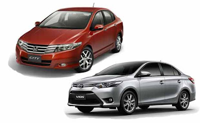 toyota vios vs honda city