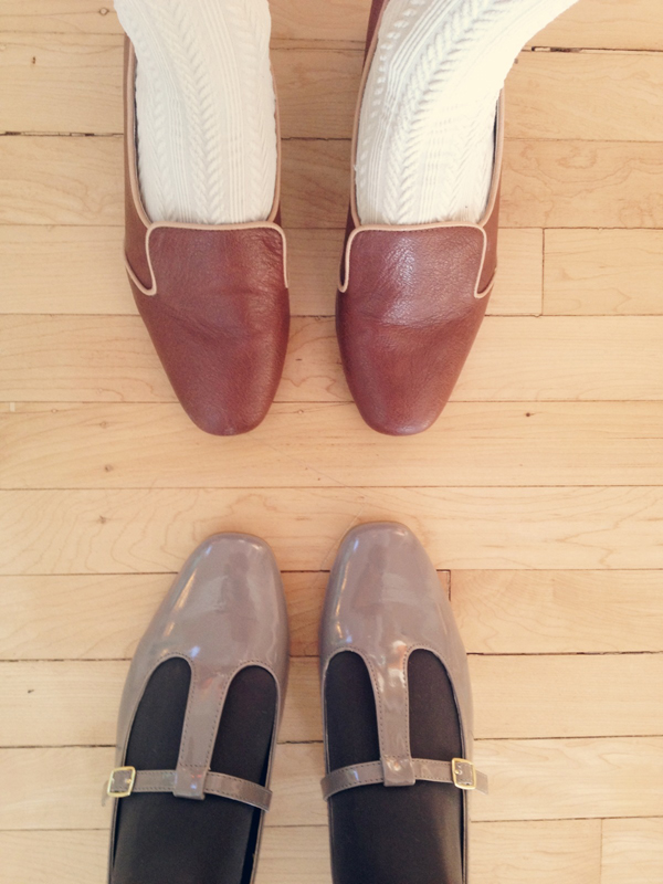 Oh So Lovely Vintage: What We Wore to Work: B.A.I.T. Shoes.