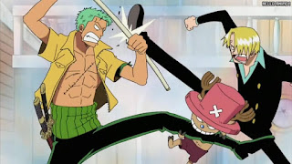 ワンピース アニメ エニエスロビー編 311話 ゾロ サンジ チョッパー | ONE PIECE Episode 311 Enies Lobby