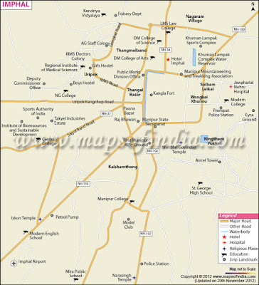  Imphal  Map