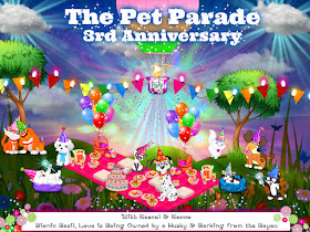 The Pet Parade 3rd Anniversary Blog Hop Badge