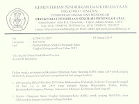 Informasi Seleksi Olimpiade Sains Nasional OSN SMA 2019