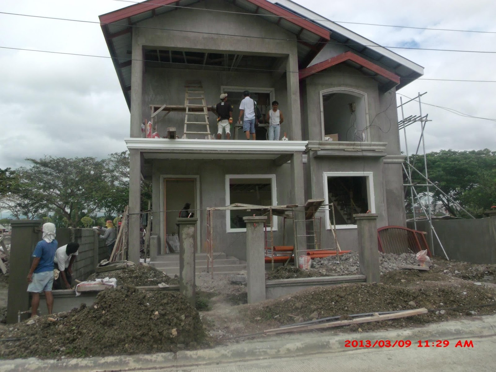  2  Storey  Modern Small  Houses  With Gate Of Philippines  