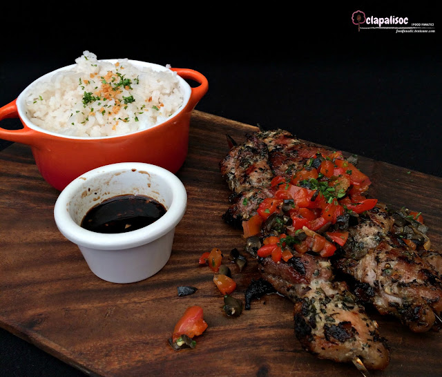 Grilled Pork Skewers with Garlic Rice from Italianni's PH