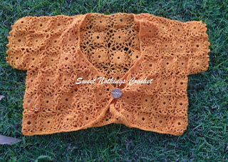 free crochet bolero pattern, free crochet granny squares pattern