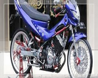 Foto modifikasi satria fu 150 velg jari jari injeksi 