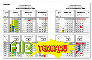 Kalender pendidikan tahun 2015/2016