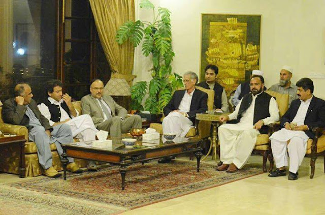 CM Pervez Khatak Meeting With AHSAN IQBAL for CPEC