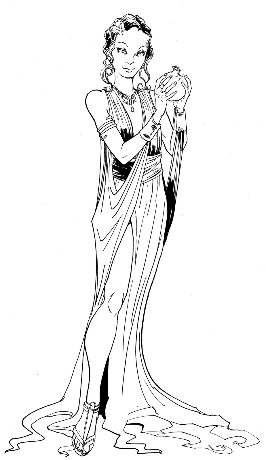 Aphrodite Coloring Pages 10