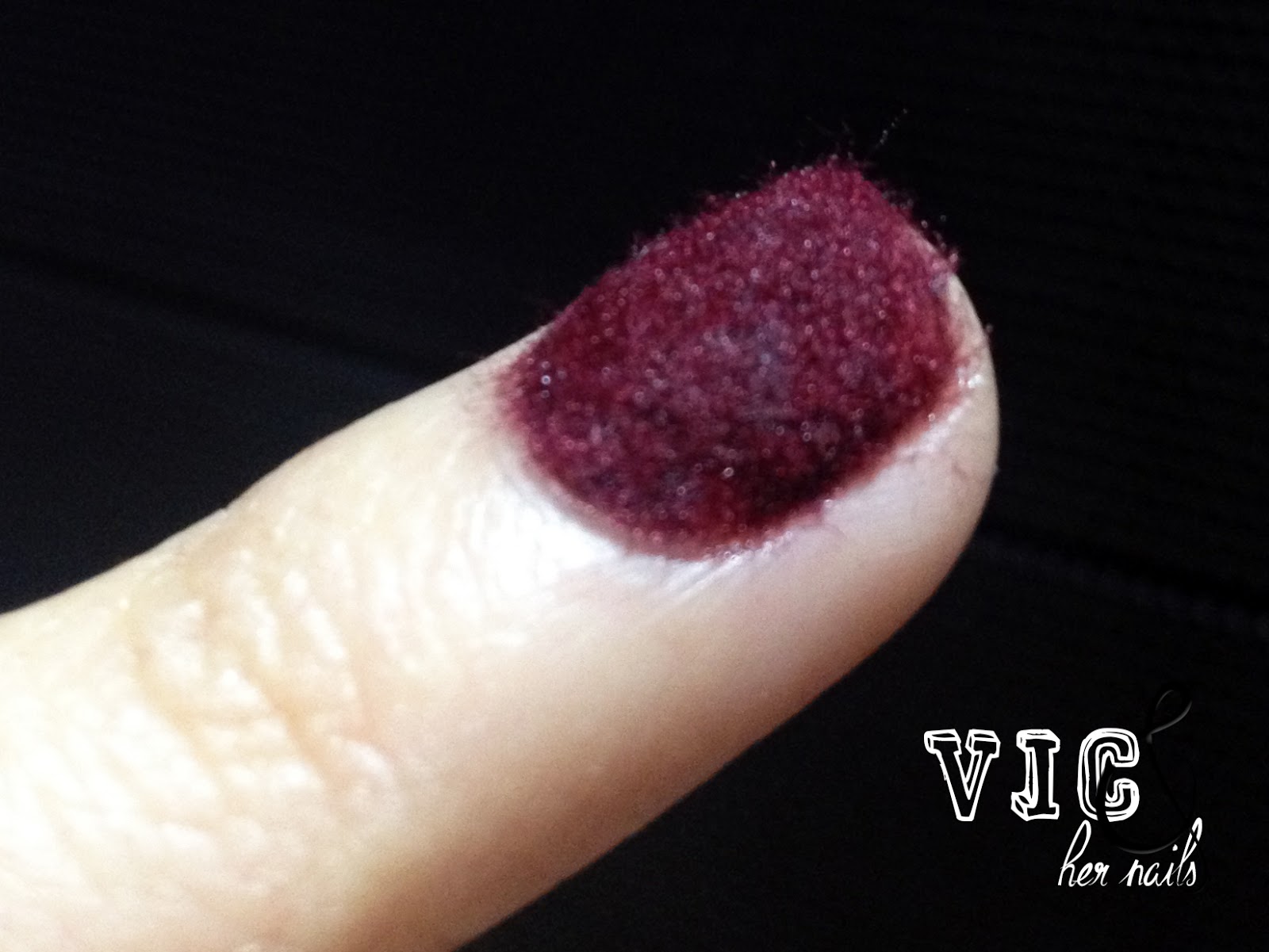Vic and Her Nails: DIY Flocking Powder