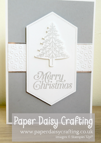 Perfectly Plaid Pine Tree Punch Stampin Up