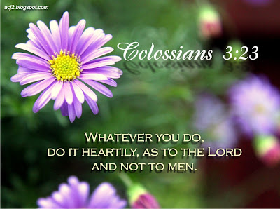 do it heartily as to the lord