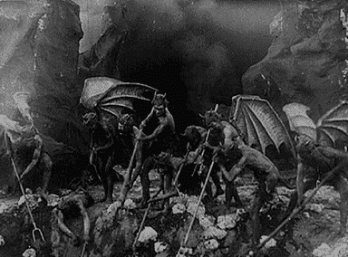 devils, gif, vintage