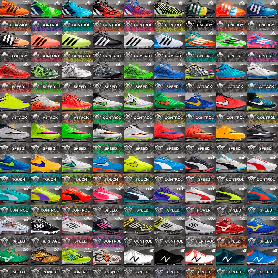 PES 2013 Actual Collection of Boots v.1 by digga
