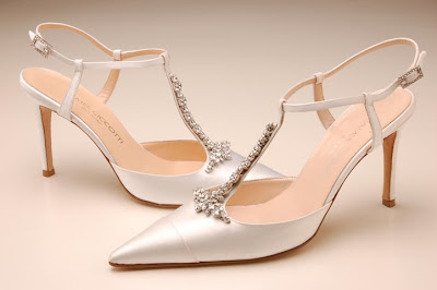 Shoes with unique designs for wedding crystal 