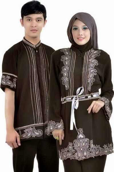 Model Baju Muslim Couple Modern Terbaru 2017/2018