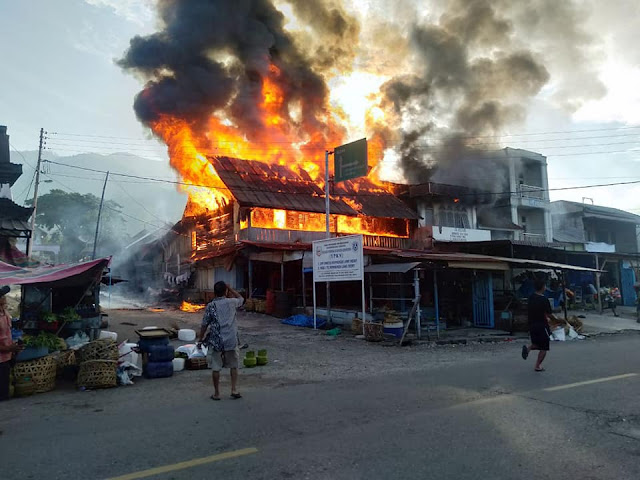 Satu dari Empat Rumah yang Terbakar di Lawe Desky Sabas Milik Anggota DPRK Aceh Tenggara