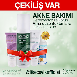 mineaderm, akne bakımı, atopik cilt, saç bakımı, anti aging, hediye, çekiliş var, cekilis, dermokozmetik