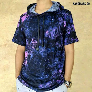Hoodie Shirt Tye Die Purple