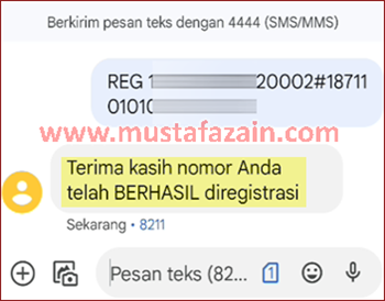 aktivasi kartu Telkomsel berhasil