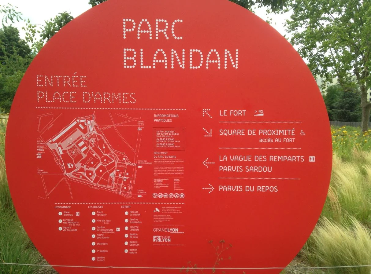 Plan parc Blandan