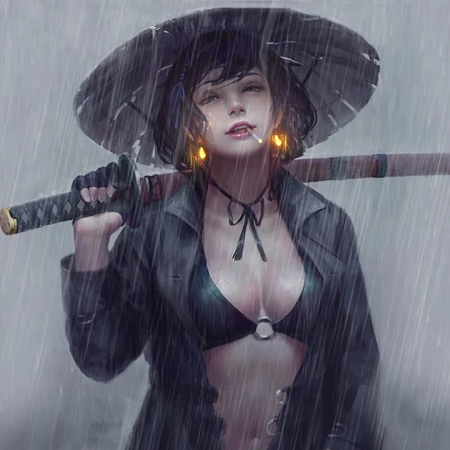 Samurai Girl Wallpaper Engine